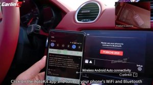 CarlinKit 4.0 | CP2A Wireless Android Auto adapter-connection method