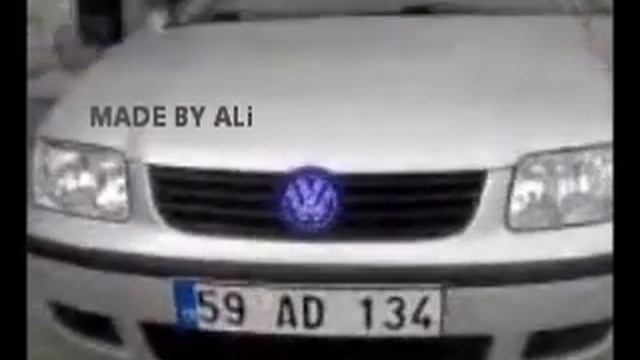 VolksWagen vw POLO ışıklı arma logo LED смотреть онлайн