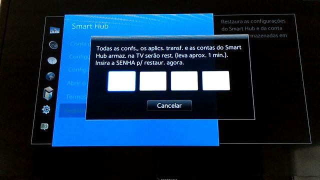 Como restaurar o Smart Hub da TV Smart Samsung смотреть онлайн