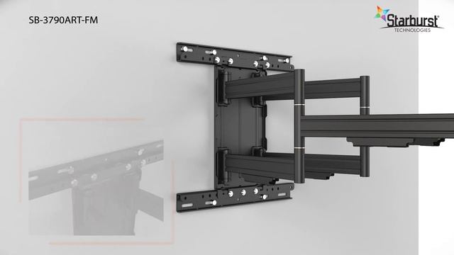Starburst Technologies SB-3790ART-FM FLUID MOTION Series Advanced Contemporary Full Motion TV Mount смотреть онлайн