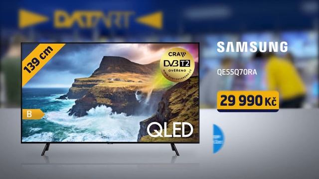 SAMSUNG QLED televize QE55Q70RA смотреть онлайн