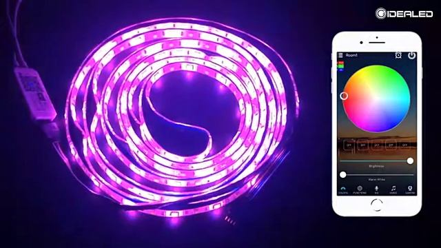 Wifi Smart RGBW LED Light Strip Alexa Ambient Light Remote 5pin Strip Lights Work with Alexa&Google смотреть онлайн