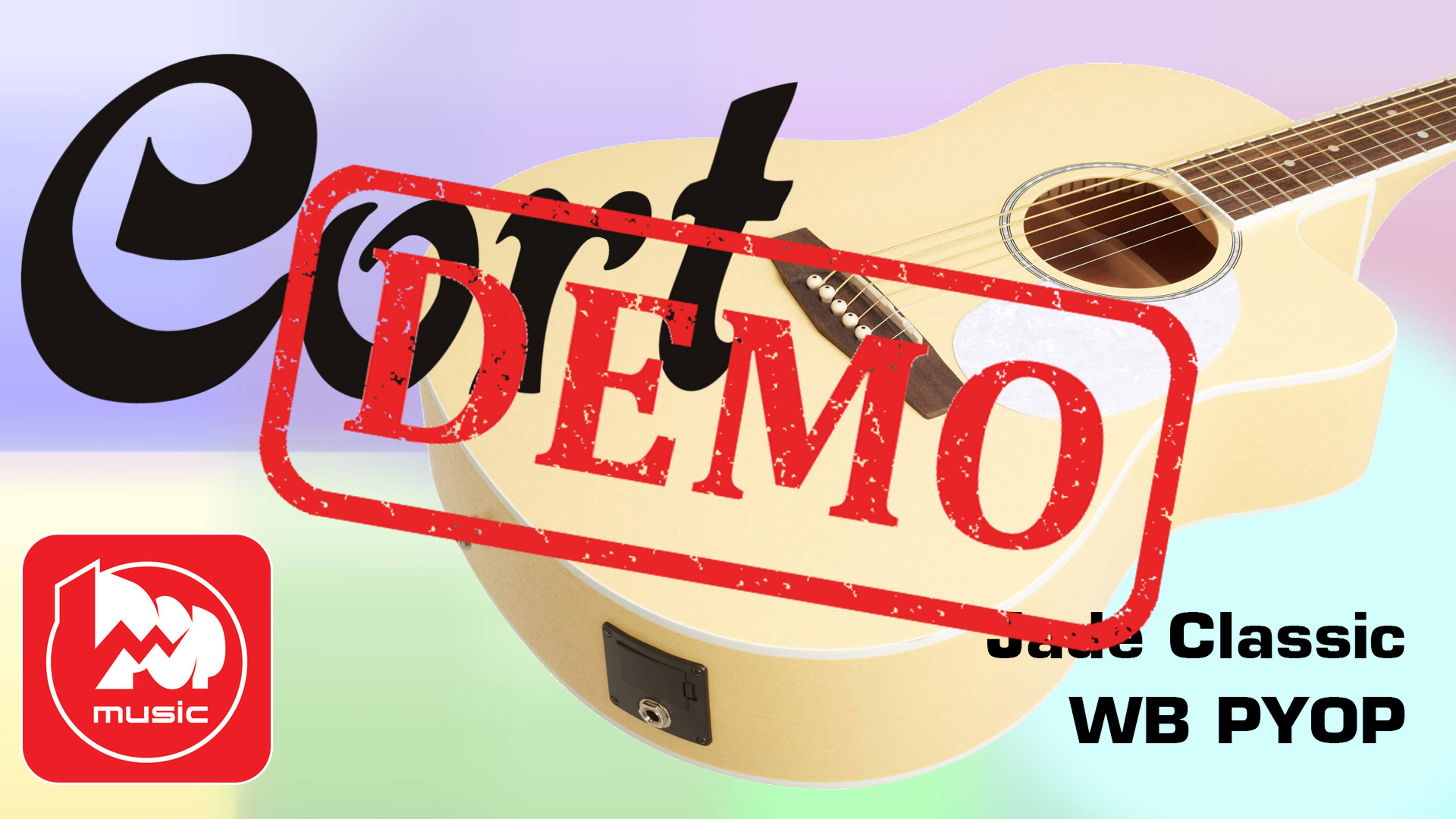 Электроакустика CORT Jade Classic WB PYOP - демонстрация звучания смотреть онлайн