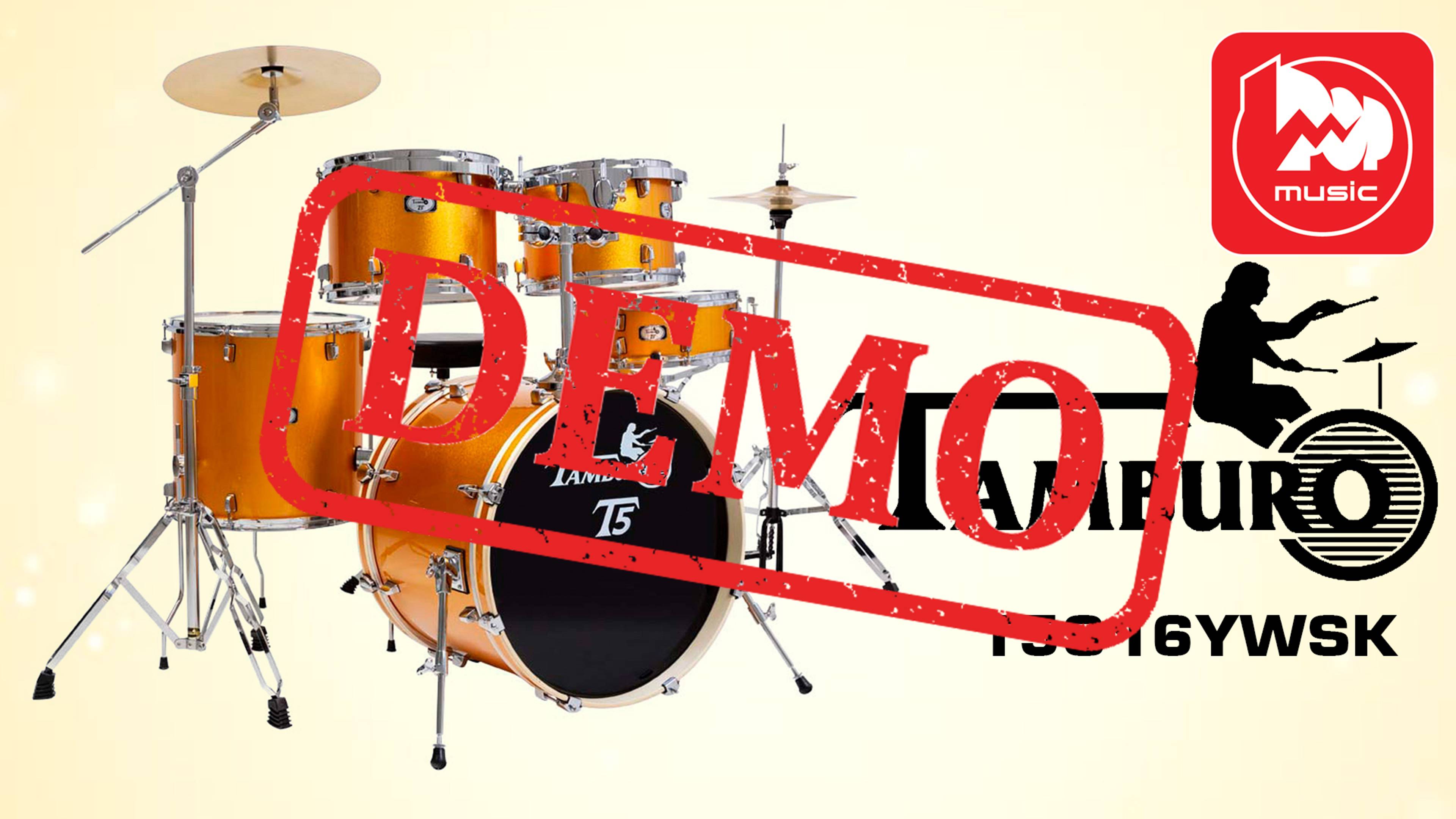Барабанная установка TAMBURO T5S16 - демонстрация звучания смотреть онлайн