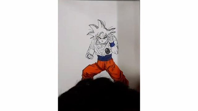 How to draw Goku fromDragon Ball | Fan Art | made by DARK ARTIST смотреть онлайн