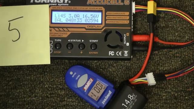 3.5Ah 3S LiIon Titan NCR18650GA Charge Test at 1.0C смотреть онлайн