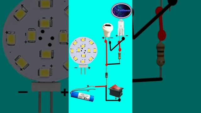 how to make powerful Emergency light, Rechargeable Emergency light #electrical #engineering ... смотреть онлайн