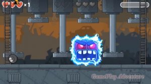 Red Ball 4 : All Shape Of Bosses Volume 5 ' Fusion Battle ' with Black ball, C.Orange ball, Red bal