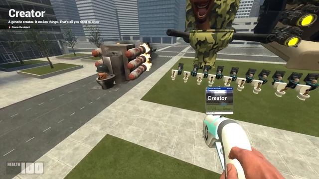 NEW TITAN TV WOMAN STUCK! SPEAKERMAN BOSS VS SKIBIDI TOILET IN GARRYS MOD смотреть онлайн