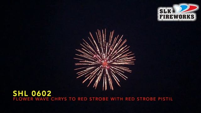 6" SHL 0602 Flower wave chrys to red strobe with red strobe pistil L смотреть онлайн