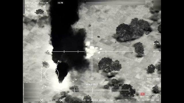 AC-130 Gunship Engaging Enemy Artillery Positions - Death from above - USAF Mod - ARMA 3 смотреть онлайн
