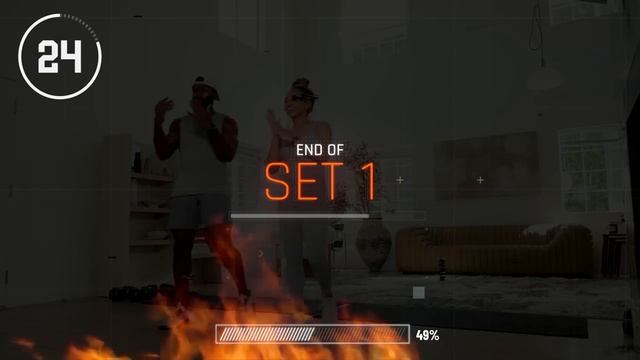 30 Minute Full Body Dumbbell X Bodyweight HIIT Workout (All Standing _ Low Impact)