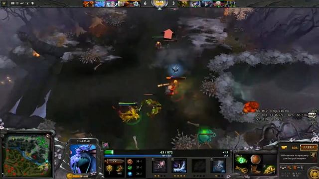 Dota 2 гайд на Slardar. Слардар тащи тащил и просто разрыв прямой кишки :). смотреть онлайн