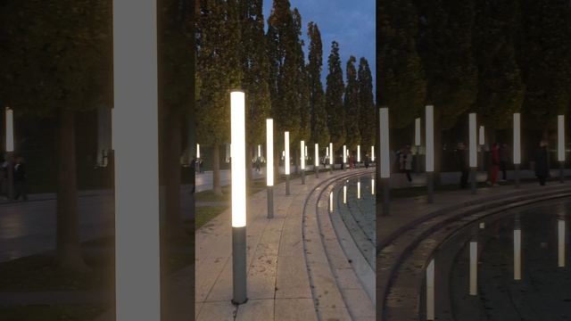 Осенний вечер у набережной в парке Краснодар смотреть онлайн