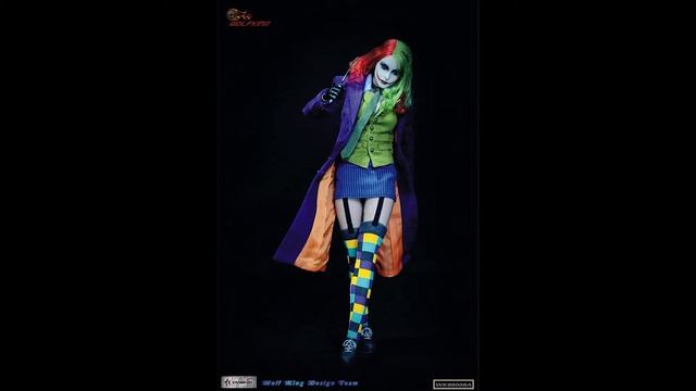 Batman Female Joker Girl by Wolf King 1/6 scale Figure Preview смотреть онлайн