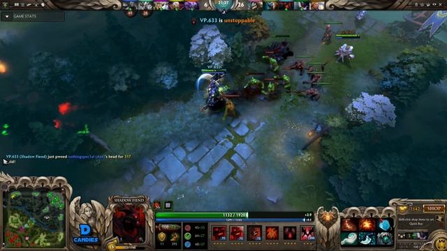 Dota 2 | BzzIsPerfect Shadow Fiend Ranked 23-1-8 Gameplay смотреть онлайн