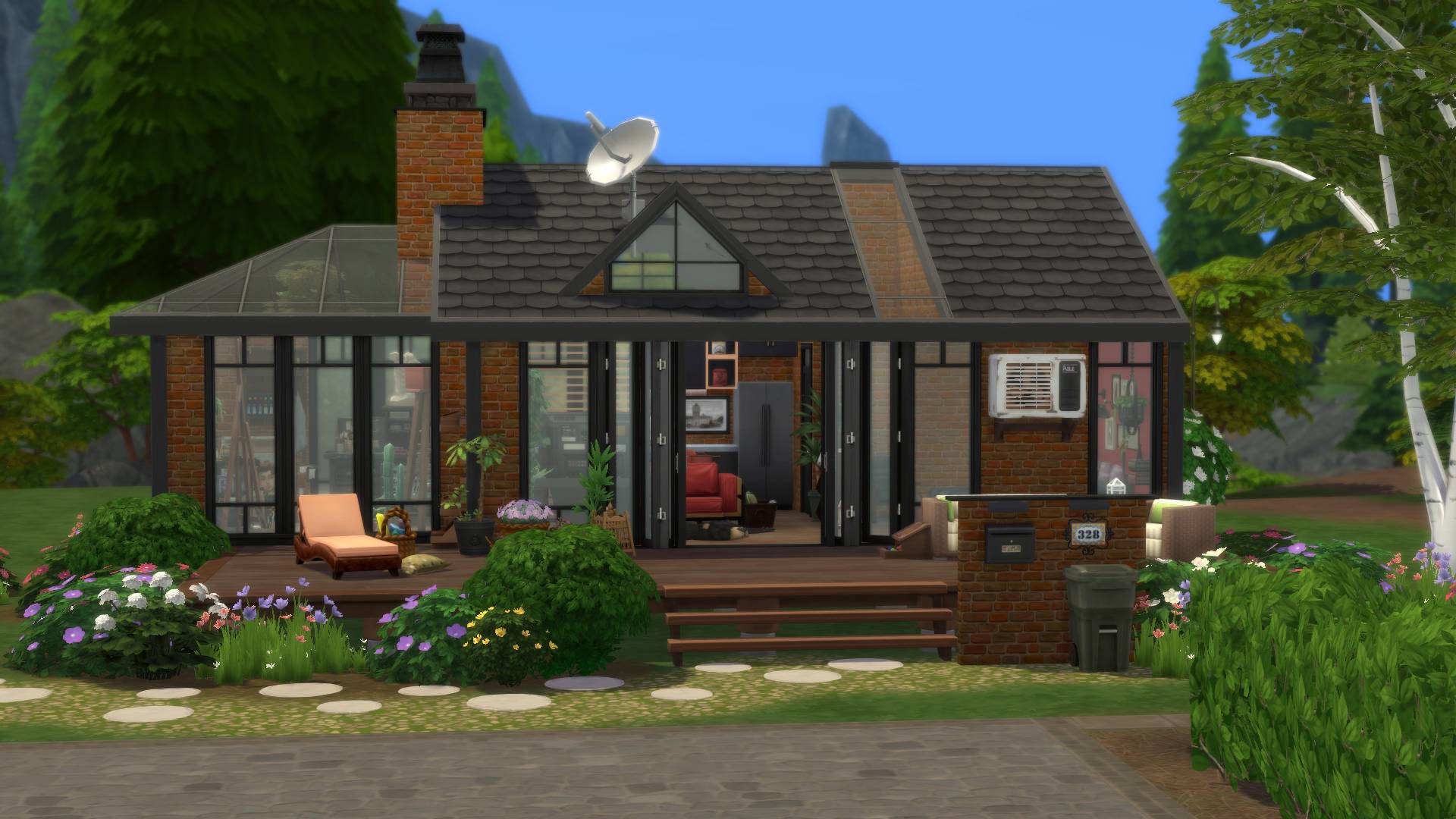 СТИЛЬНЫЙ СЕМЕЙНЫЙ ДОМ | THE SIMS 4 Строительство | Mulena Sims 4 смотреть онлайн