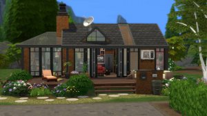 СТИЛЬНЫЙ СЕМЕЙНЫЙ ДОМ | THE SIMS 4  Строительство | Mulena Sims 4