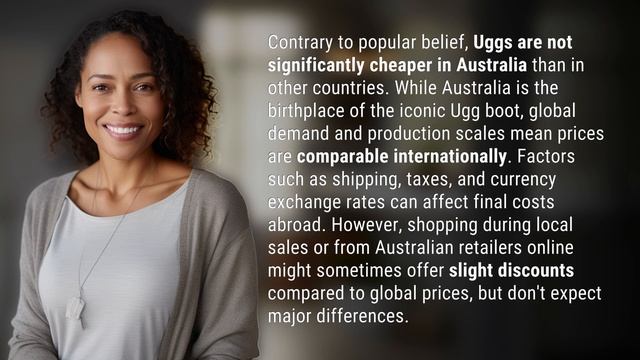 Are Uggs cheaper in Australia? смотреть онлайн