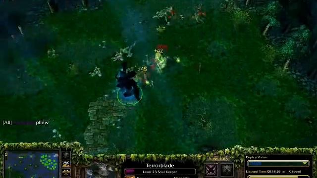 DotA 6.69b Terrorblade Manta Style bug o_O смотреть онлайн