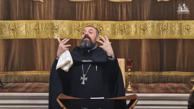 Отец Себеос. Проповедь от 26.02.2023 ААЦ «Сурб Аменапркич» Нижний Новгород смотреть онлайн