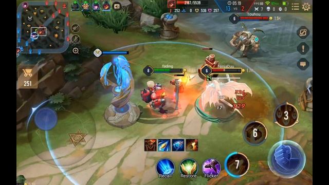 WTF 24 kills ! wisp Arena of valor Broken champion смотреть онлайн