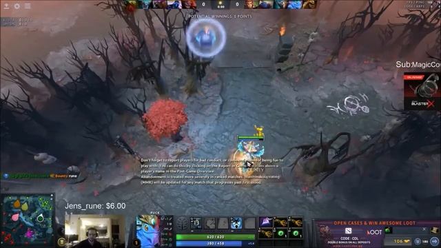 Waga discovers bug with Puck's Illusory Orb смотреть онлайн