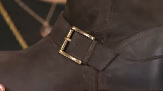 Clarks Bendables Leather Ankle Boots w/ Buckle Plaza Float with Leah Williams смотреть онлайн