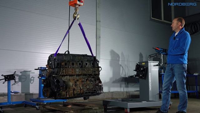 Обзор грузового стенда-кантователя N30160R 1600 кг смотреть онлайн