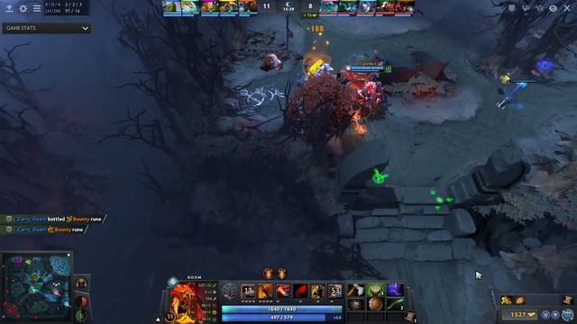 Ghostik (Rank 141) plays Doom Dota 2 Full Game смотреть онлайн