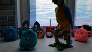 Фёрби коннект подделка и попугай Кеша (тест на общение)