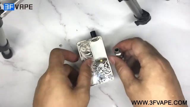 Vapeasy dotEasy MTL RBA Coil Deck with Tank + 4 Air Pin Inserts for dotMod dotAIO Pod System смотреть онлайн