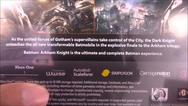 Batman Arkham Knight Xbox One Unboxing смотреть онлайн