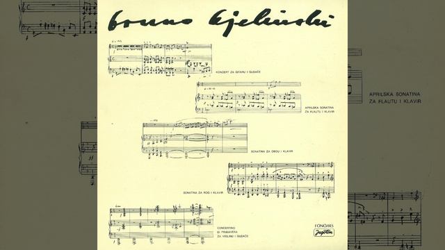 Bruno Bjelinski: Sonatina Za Obou I Klavir: Allegro-Laudate Joannem-Allegro Giocoso смотреть онлайн