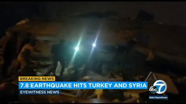 Death toll rises to over 2,300 dead after 7.8 magnitude quake rocks Turkey, Syria смотреть онлайн