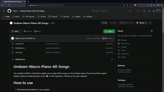 Piano Macro Tutorial for Undawn [PC] смотреть онлайн