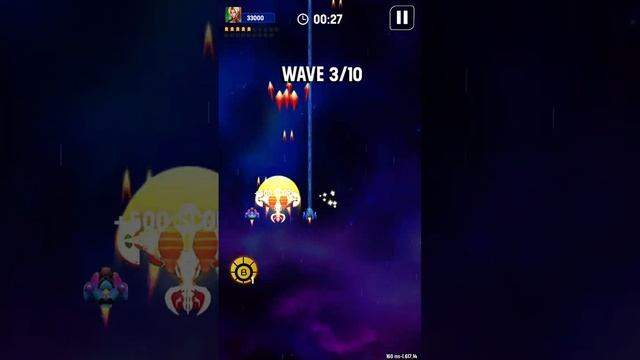 Space Shooter Galaxy Attack: VIP 6w/Mini ships Complete Level 18 смотреть онлайн