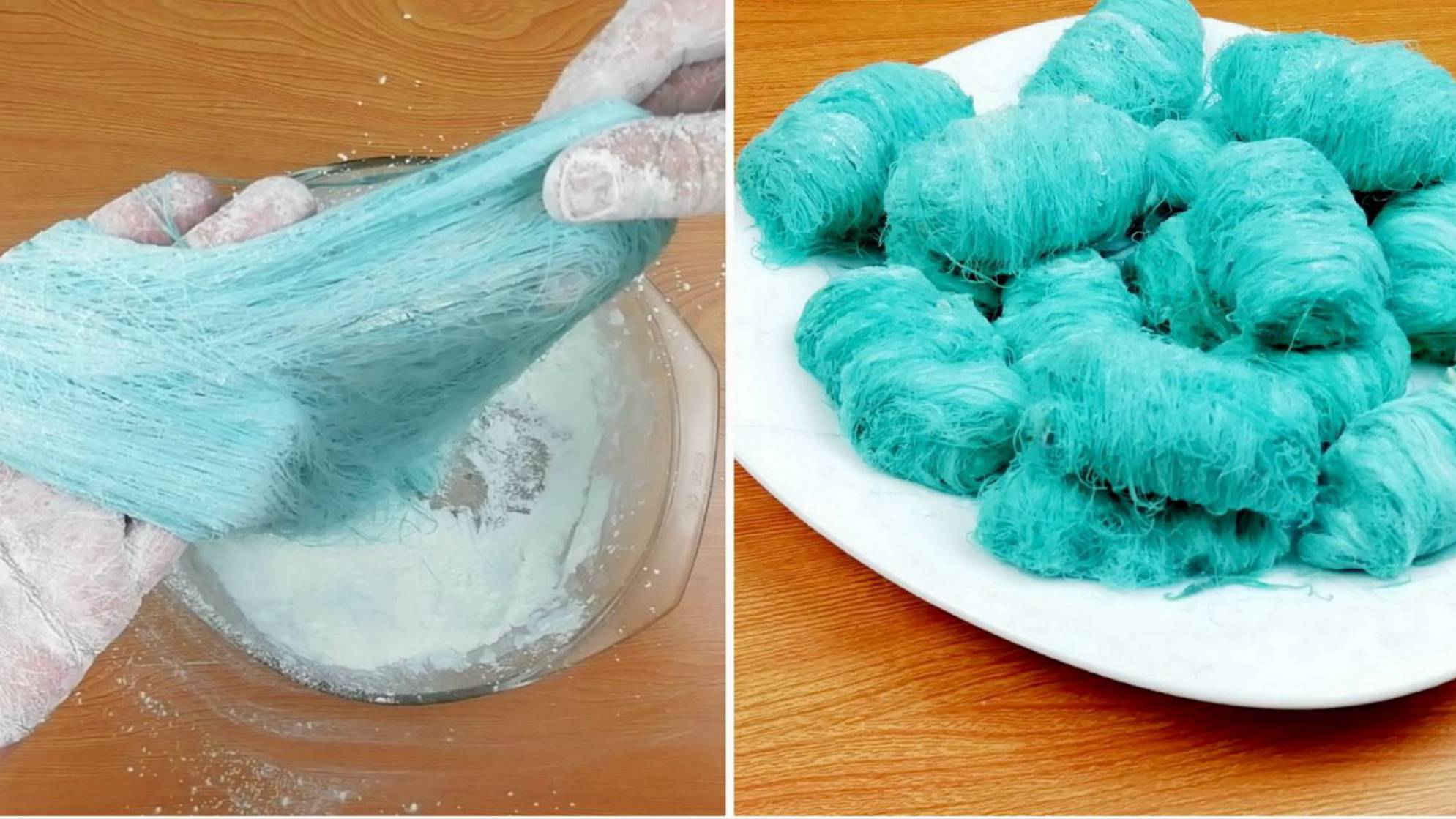 Съедобные Волосы Проверенный Рецепт!! Драконья Борода/Пишмание — очень вкусная турецкая сладость смотреть онлайн