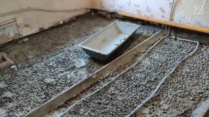 усиление стяжки по керамзиту под перегородки из гипсокартона