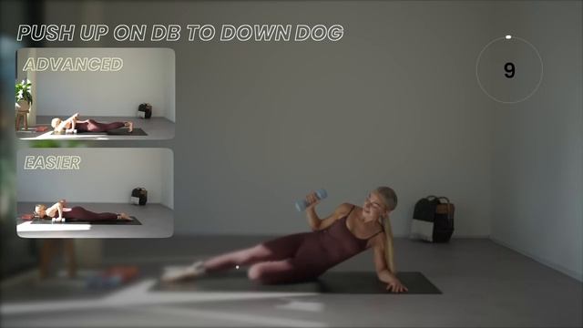 45 Min. Full Body at Home Pilates with Weights _ Legs, Inner Thigh, Glutes, Abs & Arms _ Low Impact смотреть онлайн