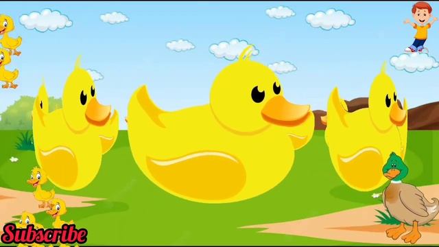 Five Little Ducks | Pre Nursery Rhyme | Five Little Ducks Went Out One Day | Kids Poem смотреть онлайн