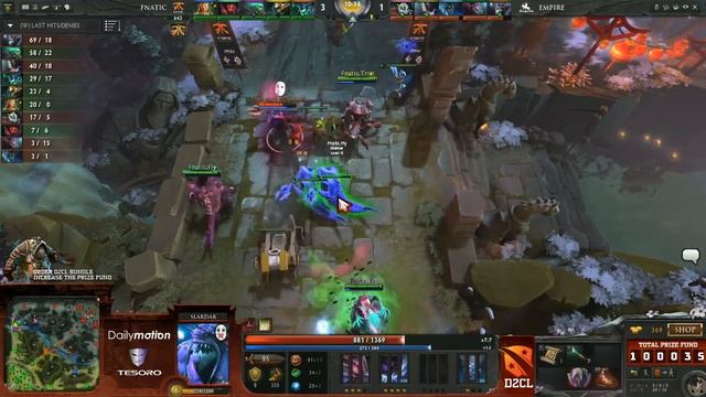 Team Empire vs Fnatic Game 2 DOTA 2 Champions League TobiWan & Sneyking смотреть онлайн
