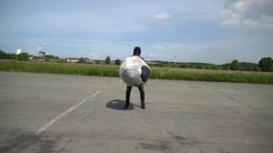 Футбол на автомобилях. Разбили все машины!