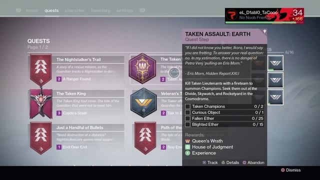 Destiny Night Stalker Rampage смотреть онлайн