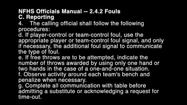 New Officials SHOW THEM YOU BELONG!! | NFHS Foul Reporting Mechanics смотреть онлайн