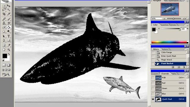 Выделяем и переносим объект с одной фотографии на другую смотреть онлайн