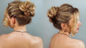 Шикарный высокий пучок за 5 минут!