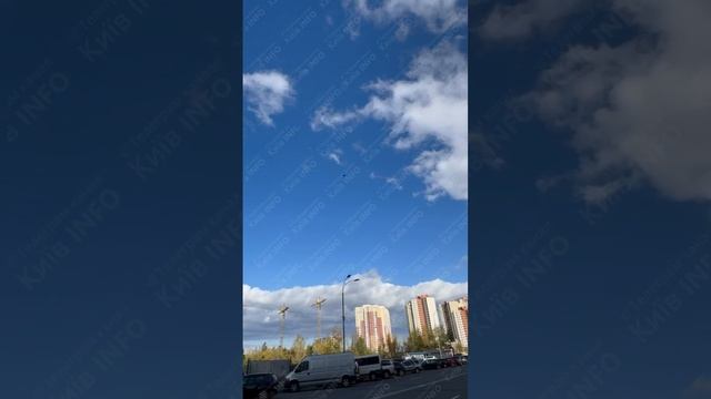 Герань в Киеве против ПВО. Победа присуждается Герани. Ещё вопрос куда та ракета прилетела... смотреть онлайн