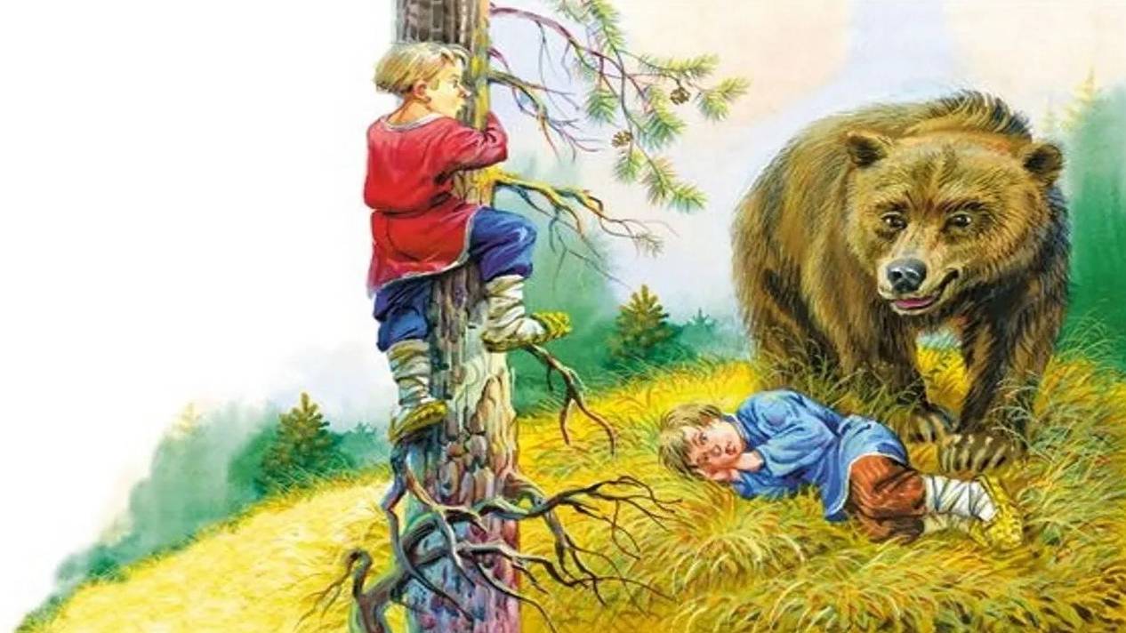 ТОЛСТОЙ ЛЕВ НИКОЛАЕВИЧ _ Басня _ Два товарища _ Аудиосказки-Сказки на ночь _ Слушать сказки онлайн смотреть онлайн