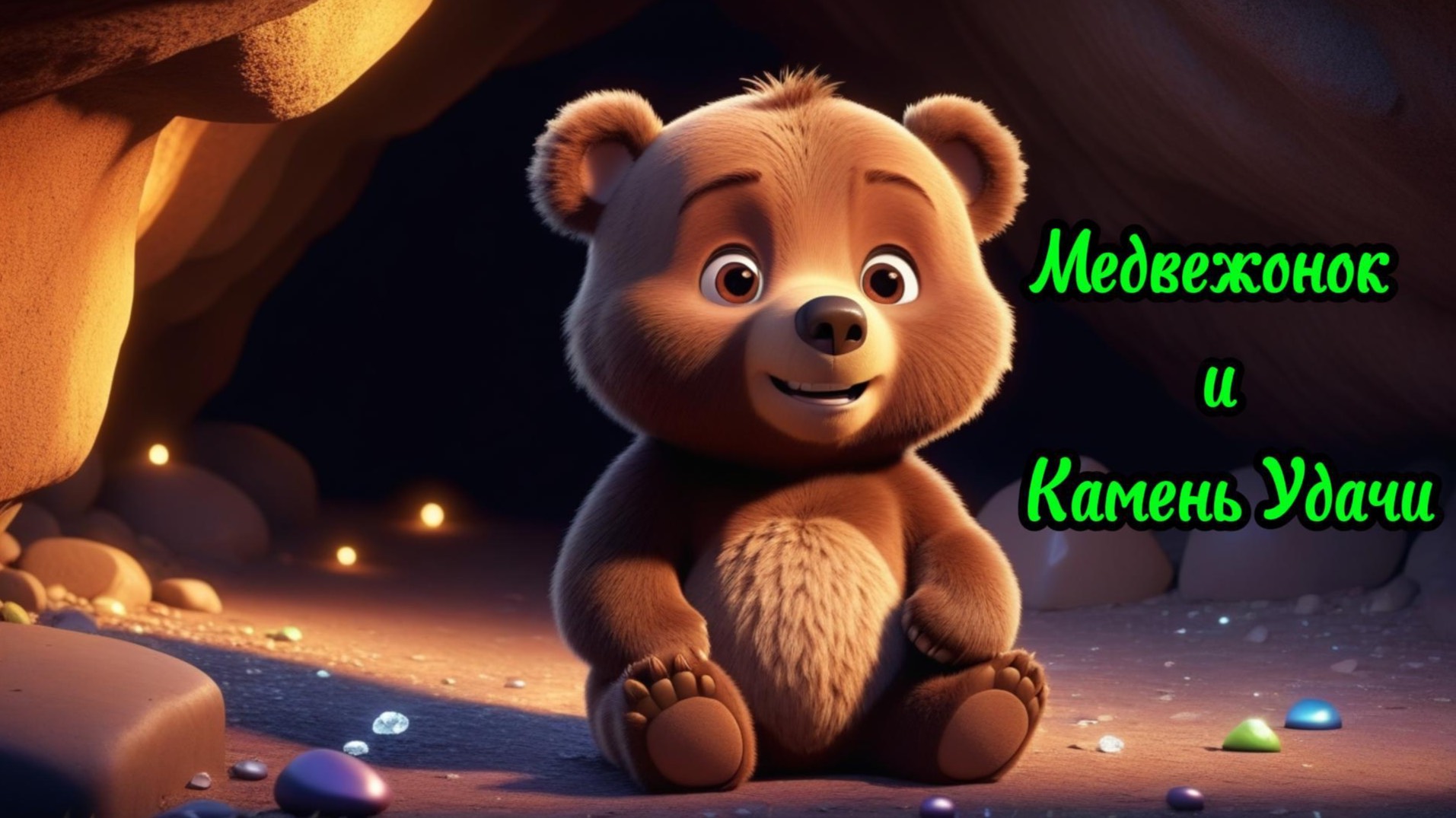 Сказки на ночь для малышей|Медвежонок и Камень Удачи | Слушать сказки перед сном| Аудио сказки смотреть онлайн